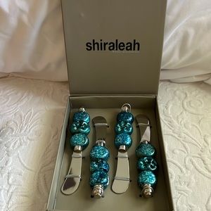 Shiraleah Set of 4 Cocktail Spreaders, NIB